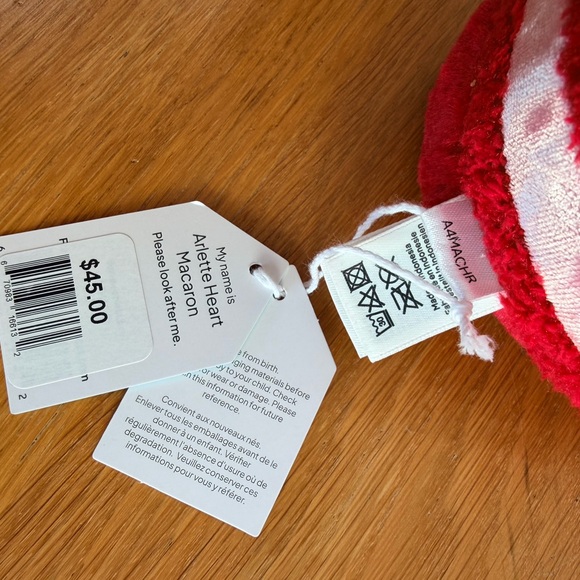 ❤️ Jellycat Arlette Heart Macaron Plush – Red Valentine’s Stuffed Toy – NWT - Picture 2 of 3